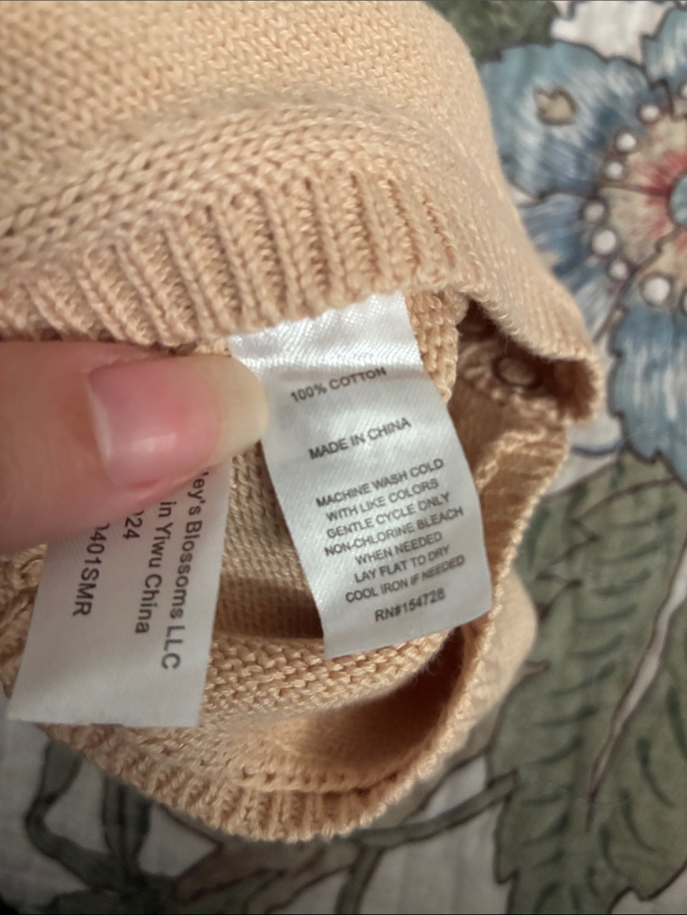 Baileys Blossoms Drake Crochet Halter Romper - Picture 4 of 4